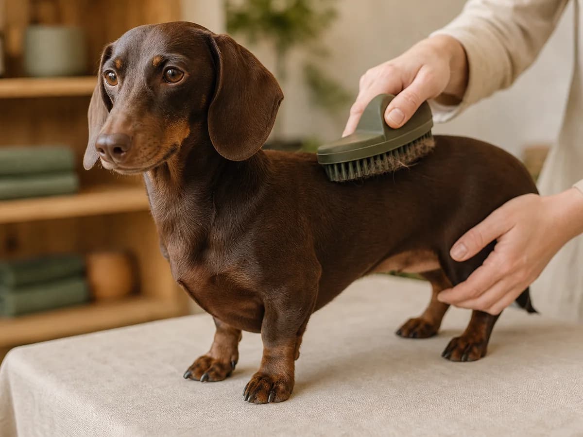 Dense short Labrador coat compared with a smooth short coat
